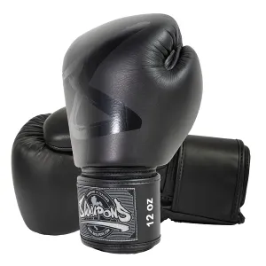 8 Weapons Boxing Gloves Big 8 Premium Black-Black