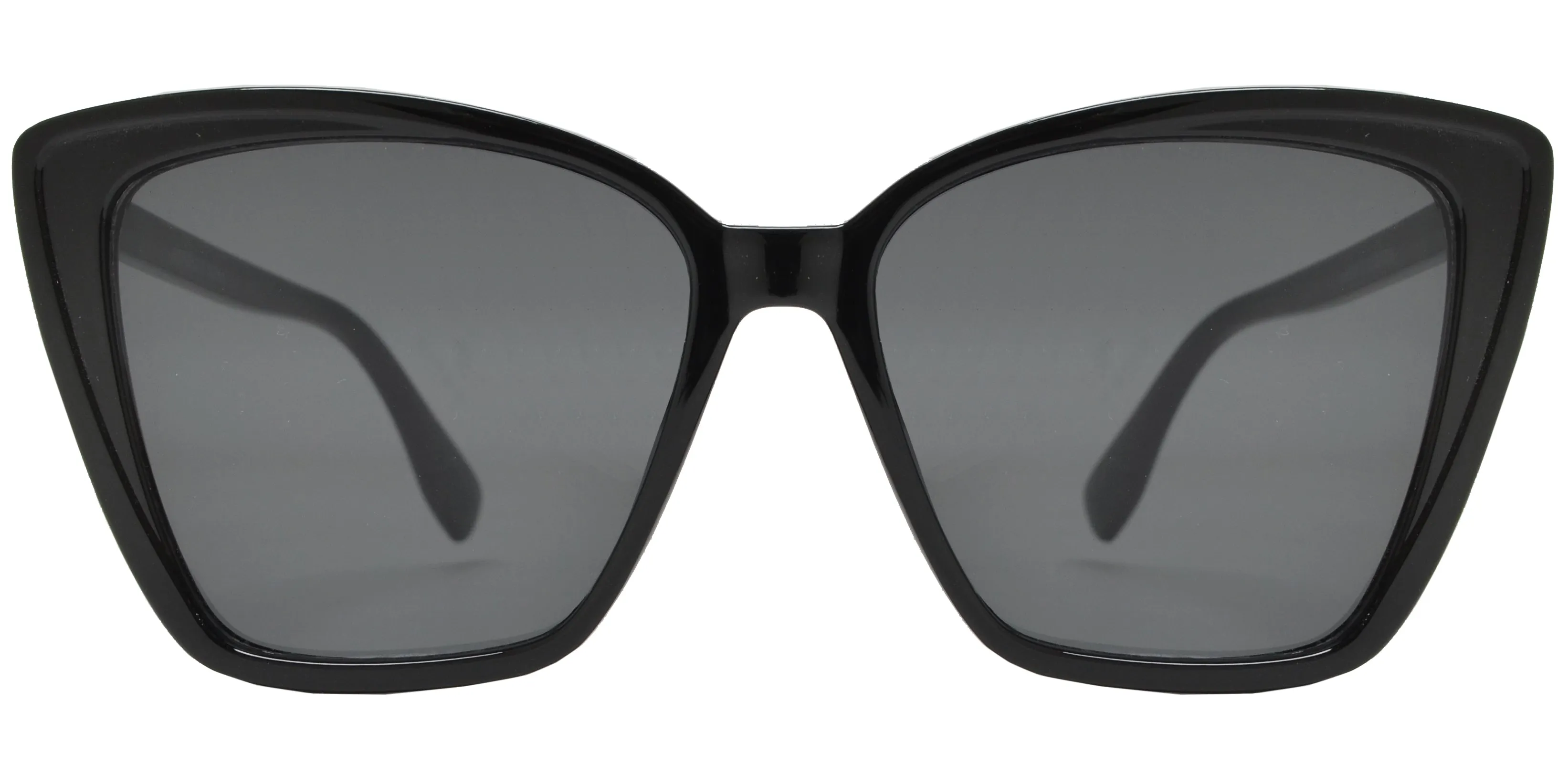 8007 - Plastic Box Cat Eye Sunglasses