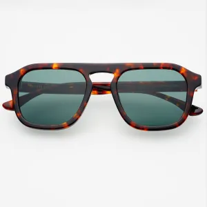 Addison Acetate Aviator Sunglasses - Tortoise
