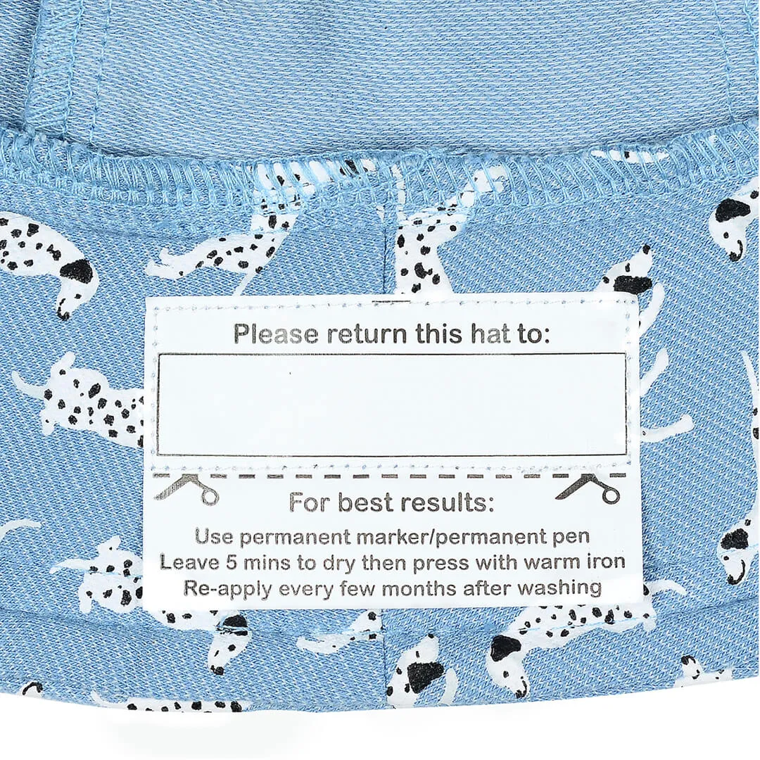 BEDHEAD HATS Kids Classic Bucket Sun Hat - Dalmation