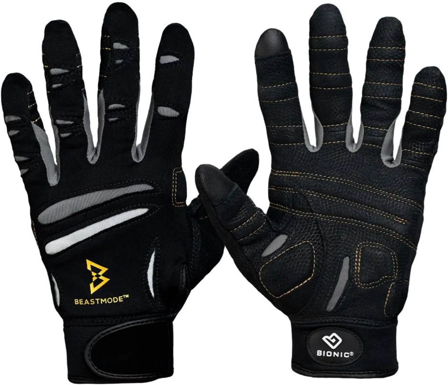 Bionic Women's Beastmode Full Finger Gym Workout Gloves