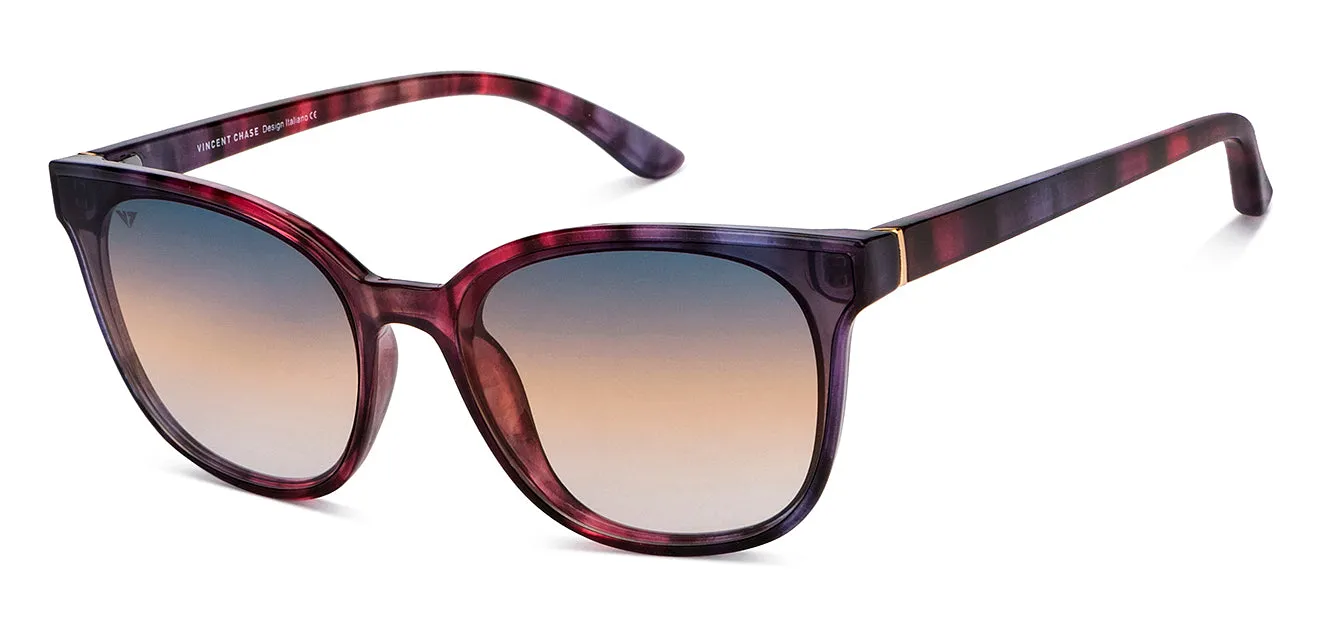 Blue Cat Eye Full Rim Women Sunglasses by Vincent Chase-151143