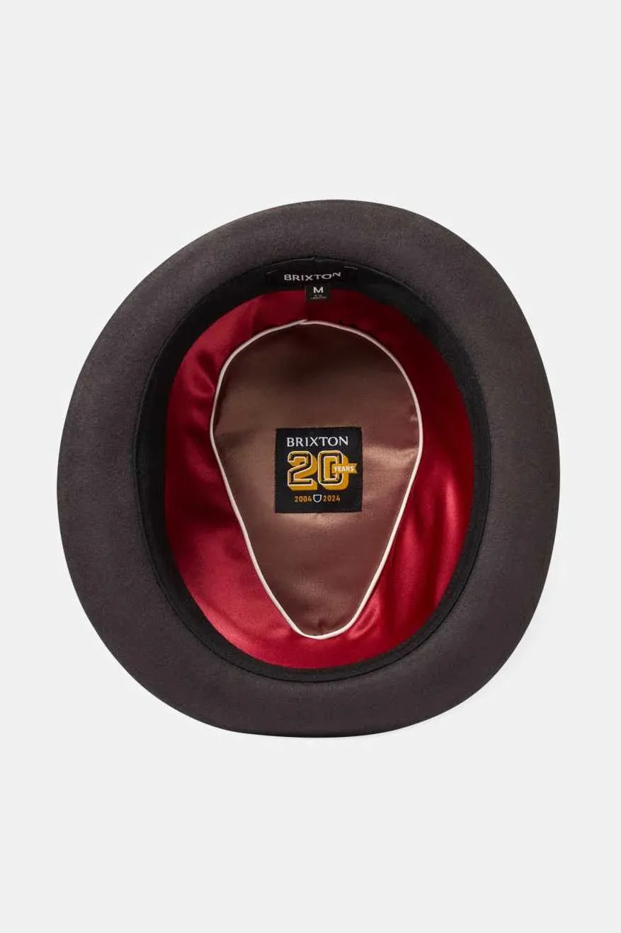 Brixton 20th Anniversary Gain Fedora