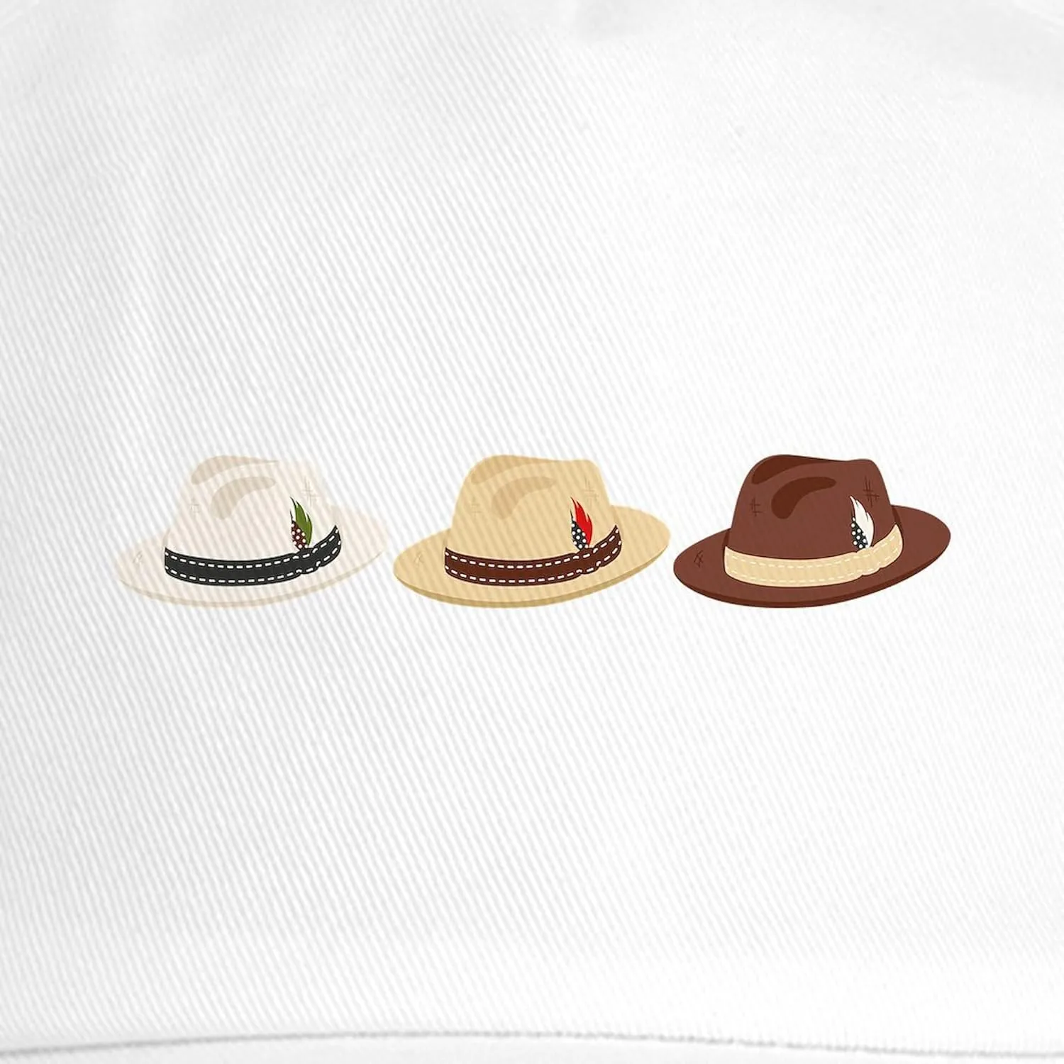 CafePress Fedora Hats Adjustable Baseball Cap