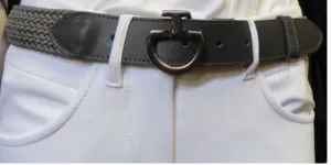 CAVALLERIA TOSCANA WOMENS ELASTIC BELT W/ CLASP