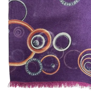 Chopard Scarf Purple Happy Spirit - Cashmere Silk Shawl