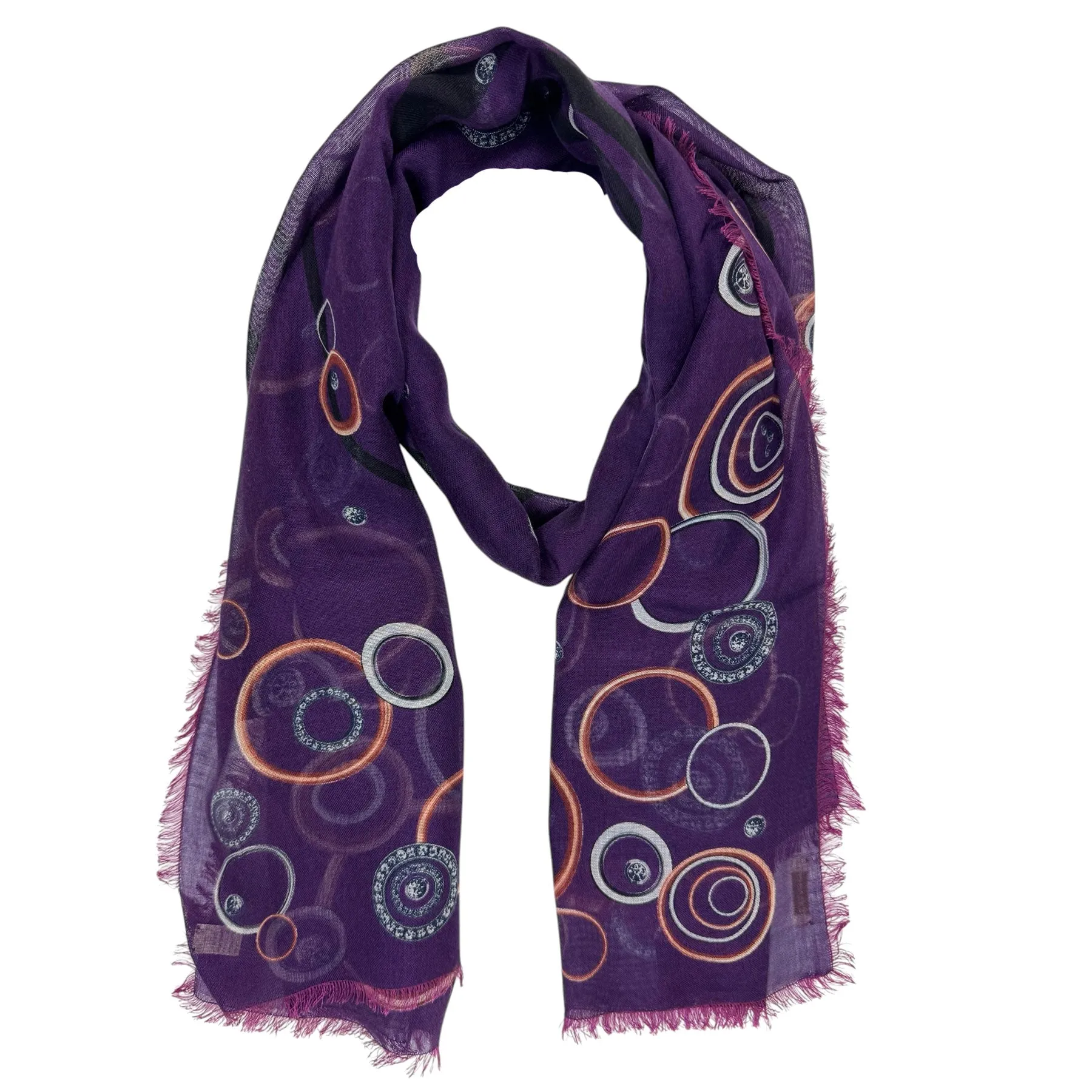Chopard Scarf Purple Happy Spirit - Cashmere Silk Shawl