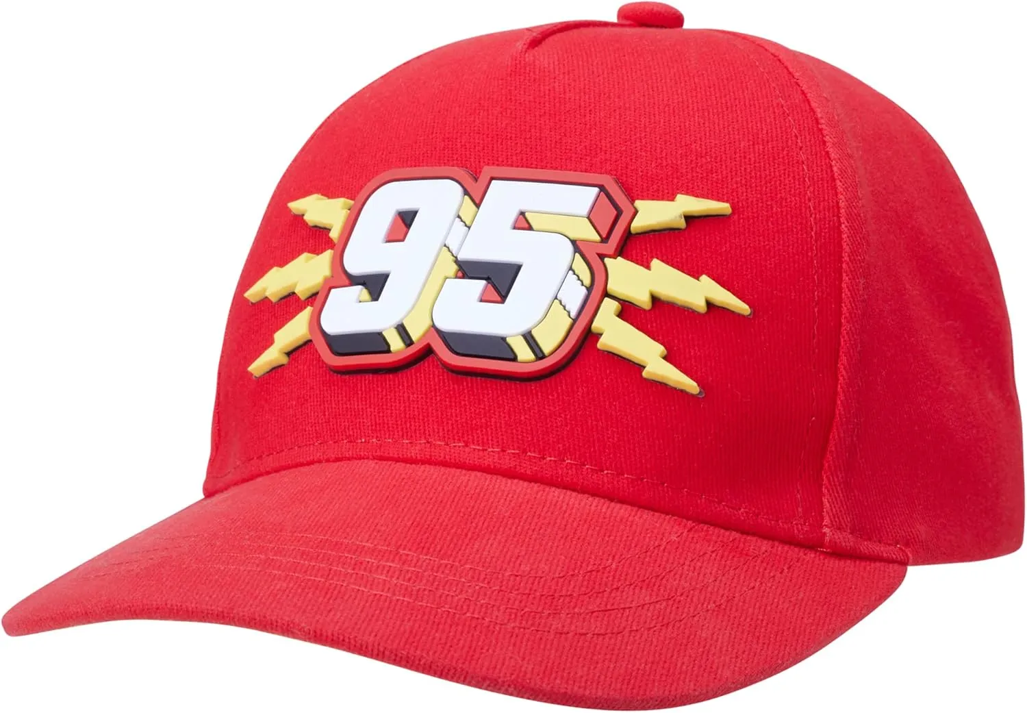 Disney Boys Baseball Hat, Lightning McQueen Adjustable Cap For Toddler 2-4 Or Kids Ages 4-7