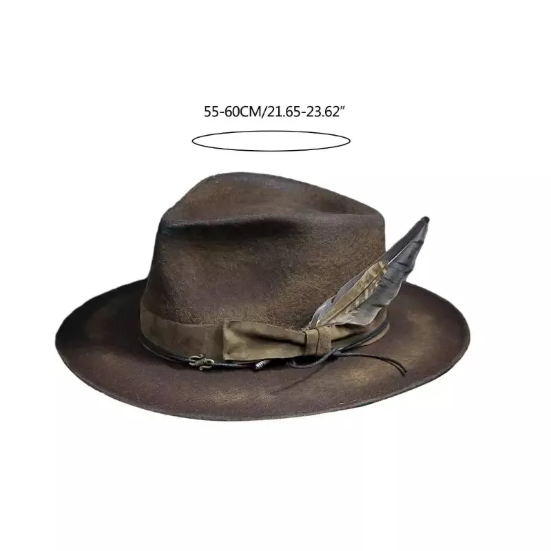 Duadet Feathers Trilby Hat