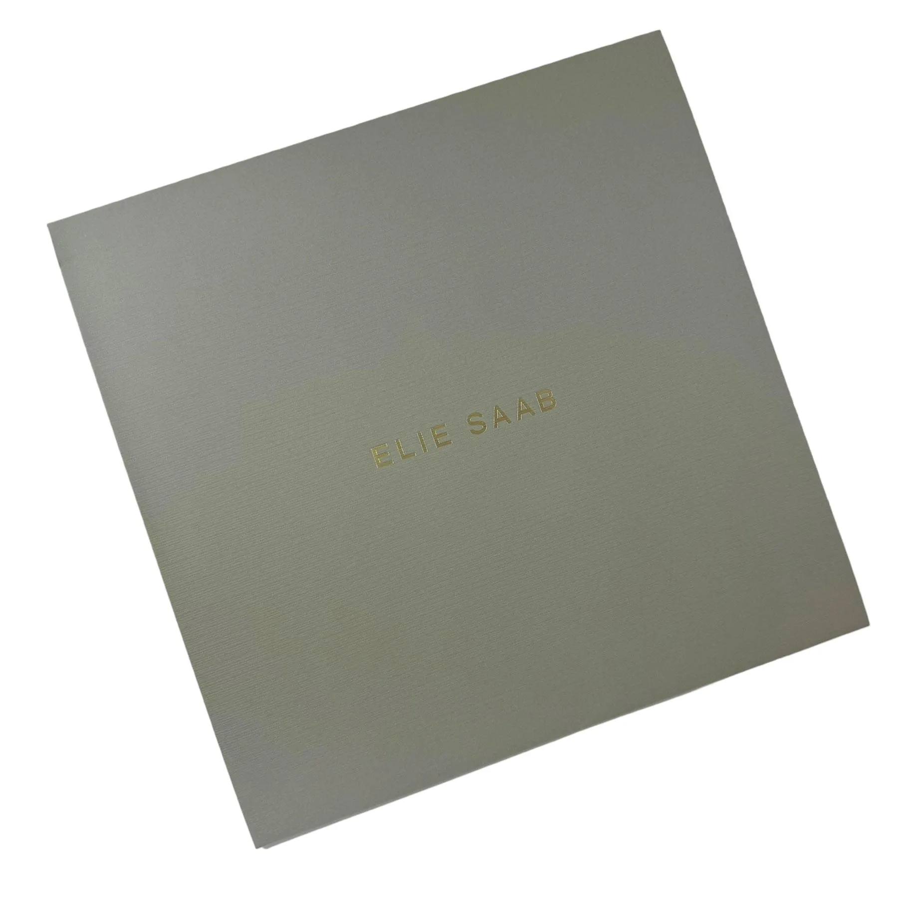 Elie Saab Scarf Gray Olive Dark Blue Design - Chiffon Silk Designer Shawl SALE