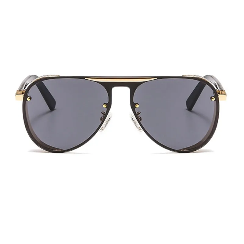 Ernie Glitter Rim Aviator Sunglasses - 7 Colors
