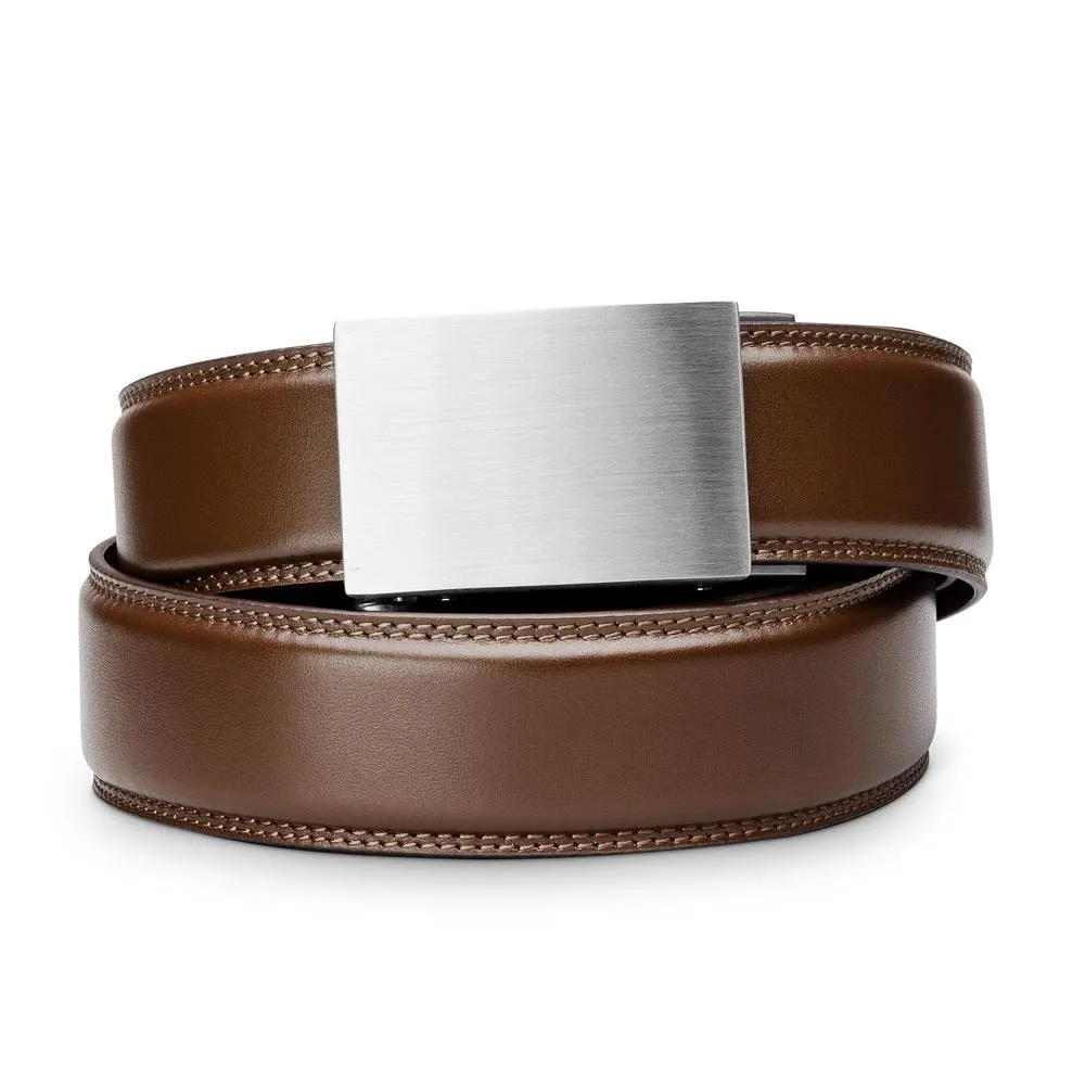 EUREKA BUCKLE | CLASSIC LEATHER BELT 1.37"