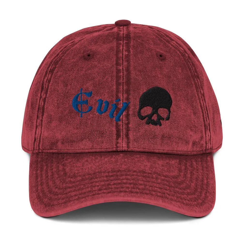 Evil | Outdoor and Indoor Caps and Hats Vintage Cotton Twill Cap