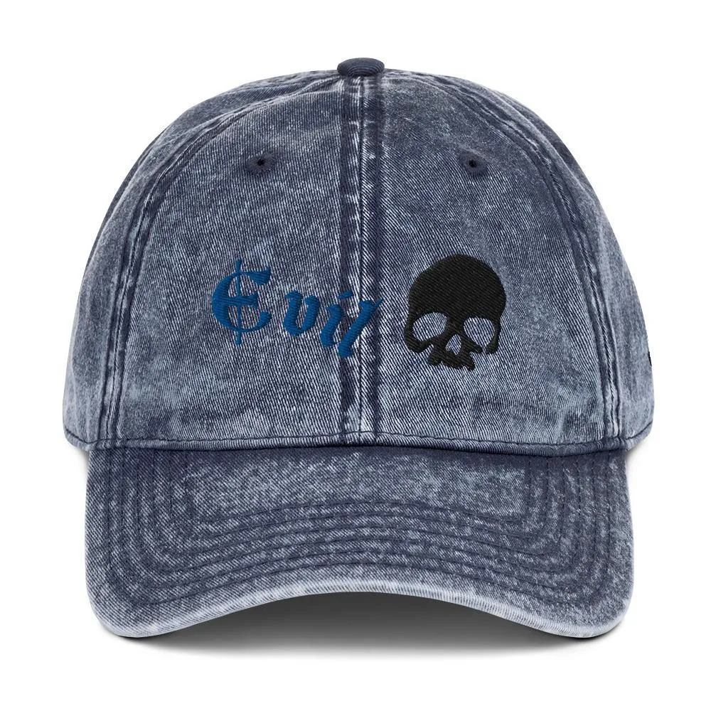 Evil | Outdoor and Indoor Caps and Hats Vintage Cotton Twill Cap