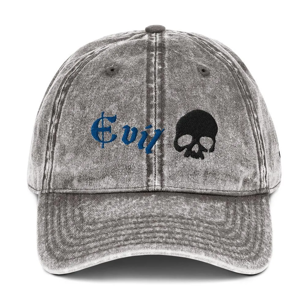 Evil | Outdoor and Indoor Caps and Hats Vintage Cotton Twill Cap