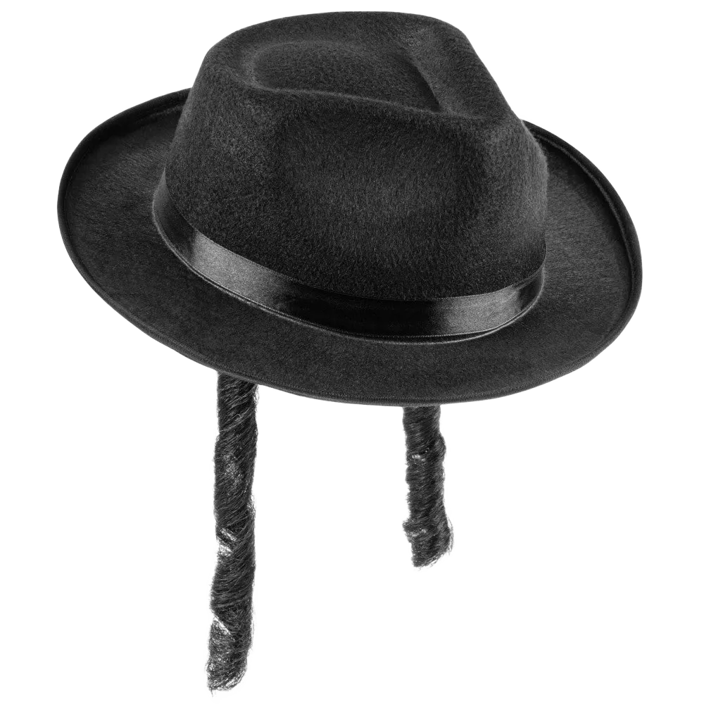 Fedora With Side Locks