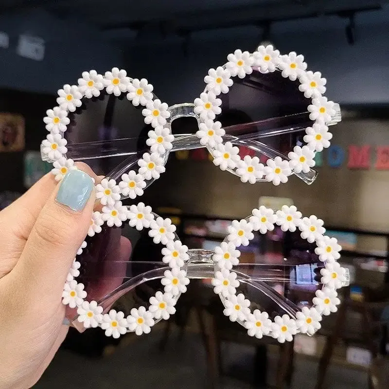 Flower Round Sunglasses