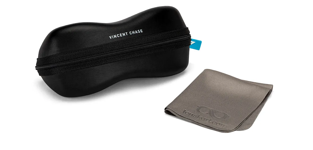 Gold Aviator Full Rim Unisex Sunglasses by Vincent Chase Polarized-151384