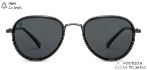 Grey Aviator Full Rim Unisex Sunglasses by Vincent Chase Polarized-147041