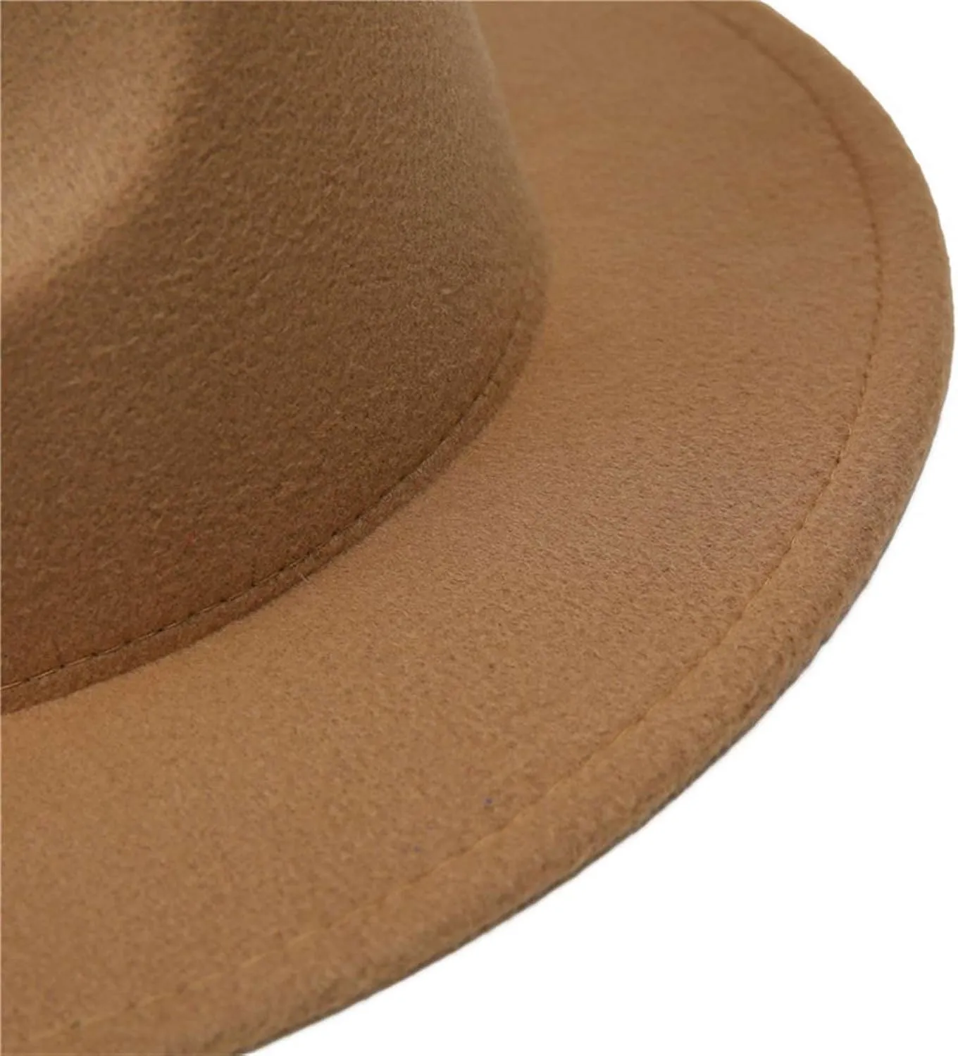 Icegrey Mens Fedora Hats, Plus Size Wide Brim Dress Cap, Warm Panama Jazz Hat