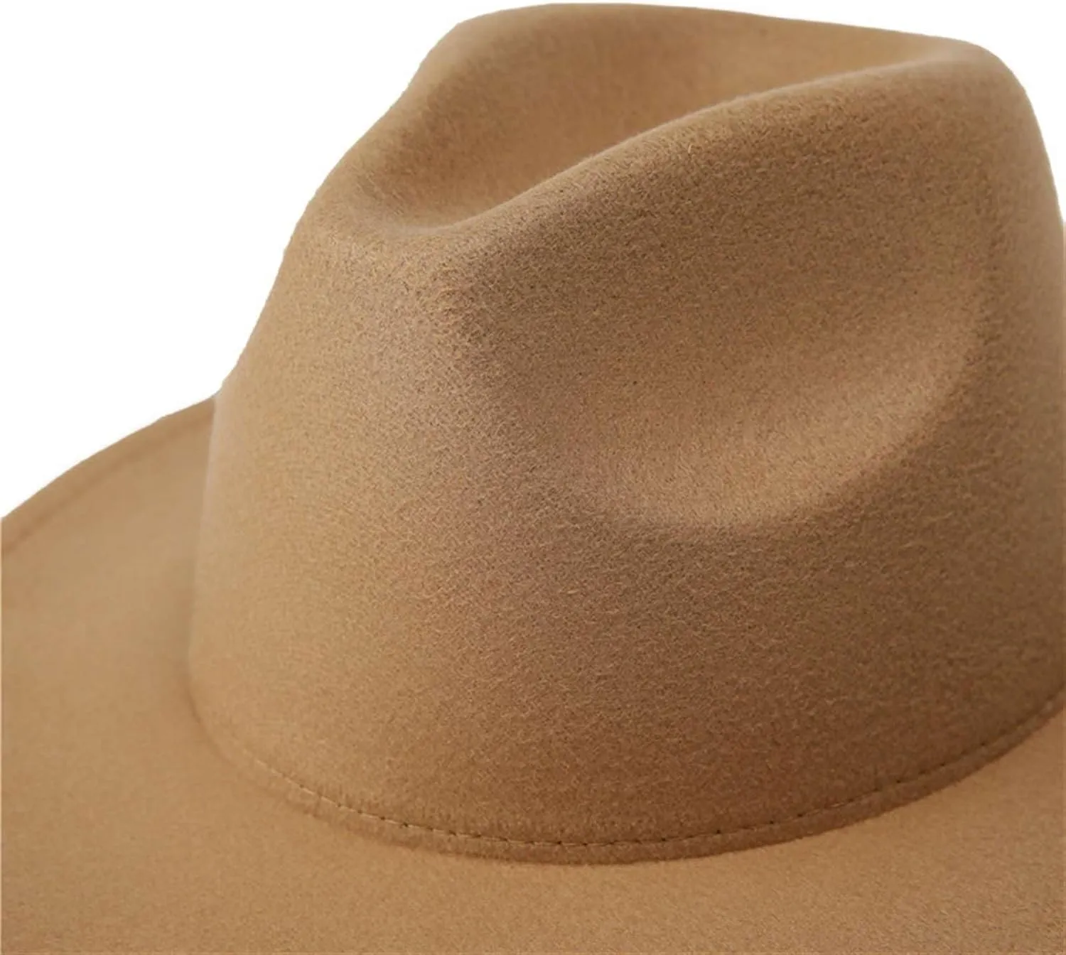 Icegrey Mens Fedora Hats, Plus Size Wide Brim Dress Cap, Warm Panama Jazz Hat