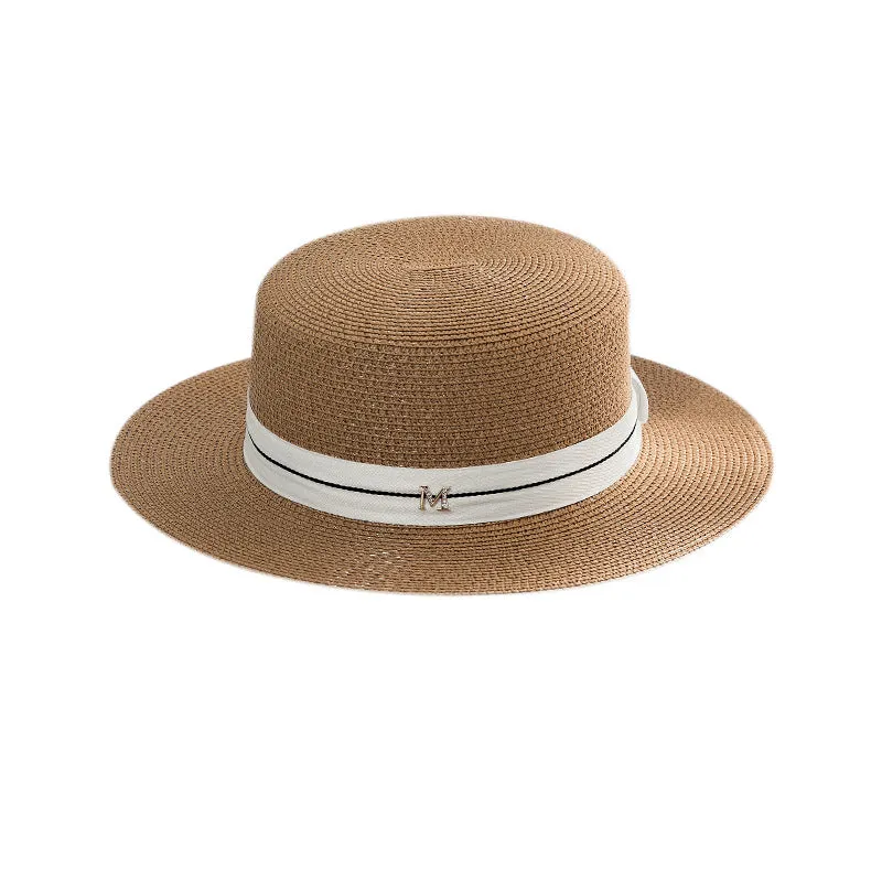 Italian Fedora Hats Summer and Autumn British Style Ladies Seaside Beach Vacation