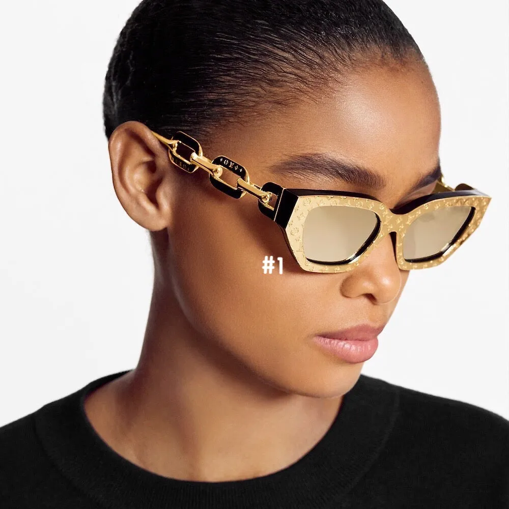 JW602 LB Edge Cat Eye Sunglasses / 54x19x145mm