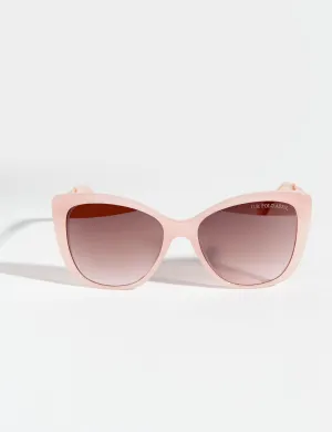 LADIES GEOMETRIC CAT-EYE SUNGLASSES
