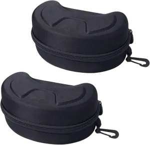 Large Hard Sports Glasses Case, Snow Goggles Box, Sports Glasses Storage Holder, Protective Goggle Case,2pcs