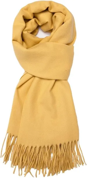 Large Soft Cashmere Feel Scarf Silky Pashmina Solid Colors Shawls Warm Wraps
