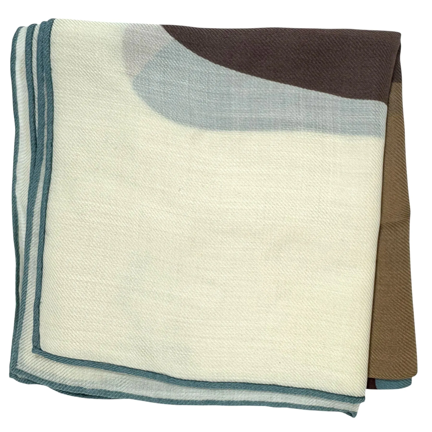 Loro Piana Scarf Cashmere Silk Abstract Design
