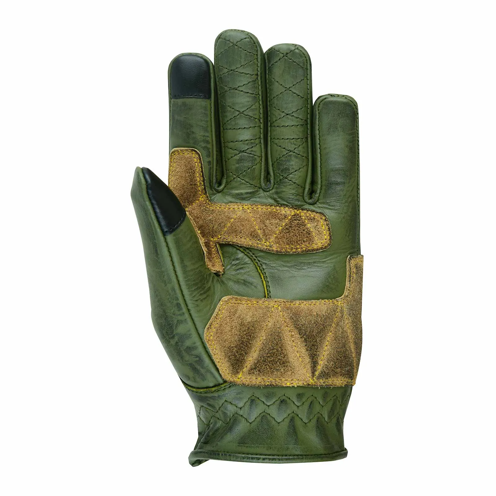 Men’s CE Certified Leather Motorbike Gloves - USA