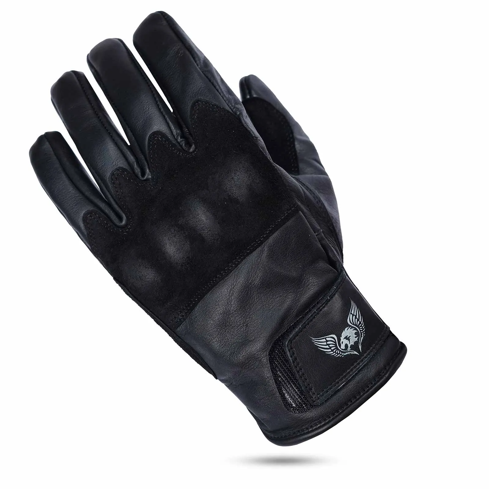 Men’s CE Certified Leather Motorbike Gloves - USA