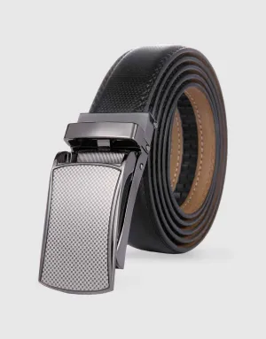 Men's Checkered Ratchet Belt