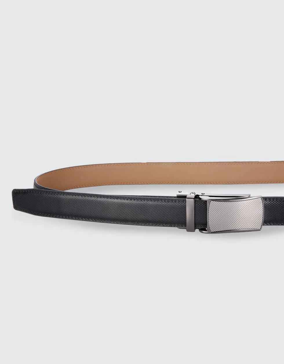 Men's Checkered Ratchet Belt