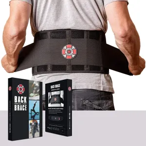 Old Bones Therapy Lower Back Brace with Adjustable Straps | Lumbar Support for Immediate Relief (Back Brace, XXL, Fits 43-50 Inches) | Improved Version 2.0
