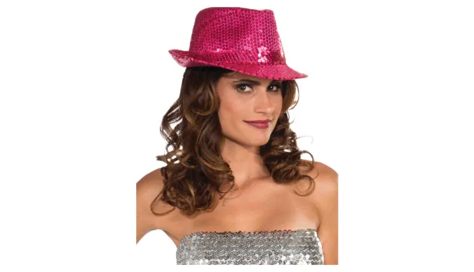 Pack of 10: New Year's Party Hats - Sequin Fedora, Cowboy, Newsboy, Cap Styles - Ships Next Day!