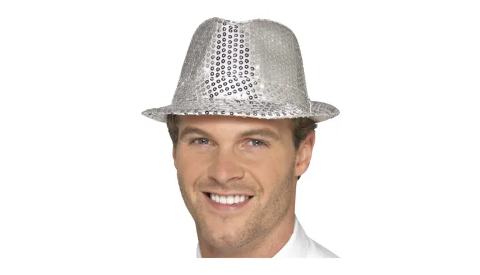 Pack of 10: New Year's Party Hats - Sequin Fedora, Cowboy, Newsboy, Cap Styles - Ships Next Day!