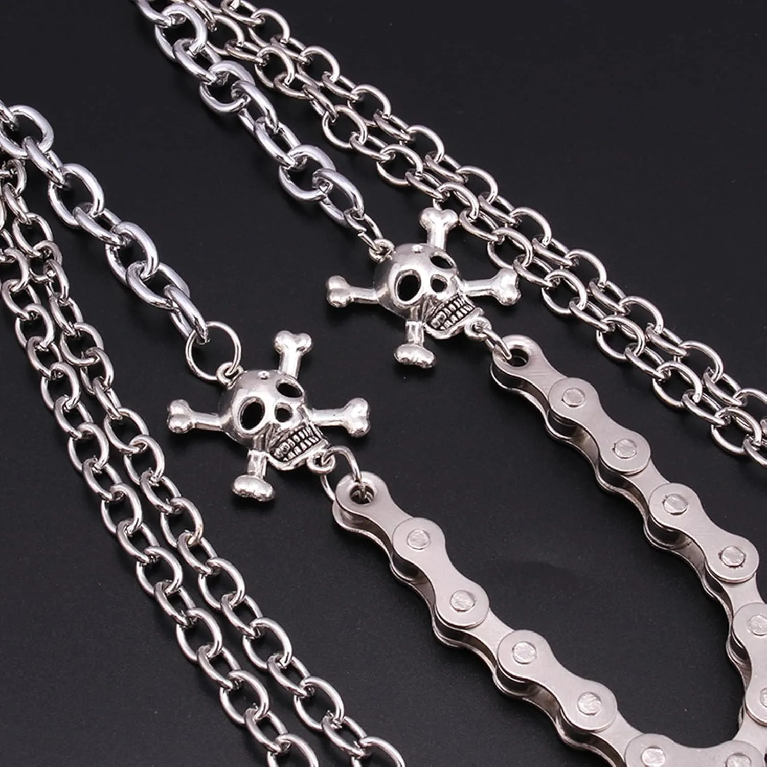 Pants Chain for Men Women -Trouser Chains, Jean Chains Goth Accessories Pant Chain Punk Acrylic Coloured Trouser Chain for Pants (Style 3) (Style 1)