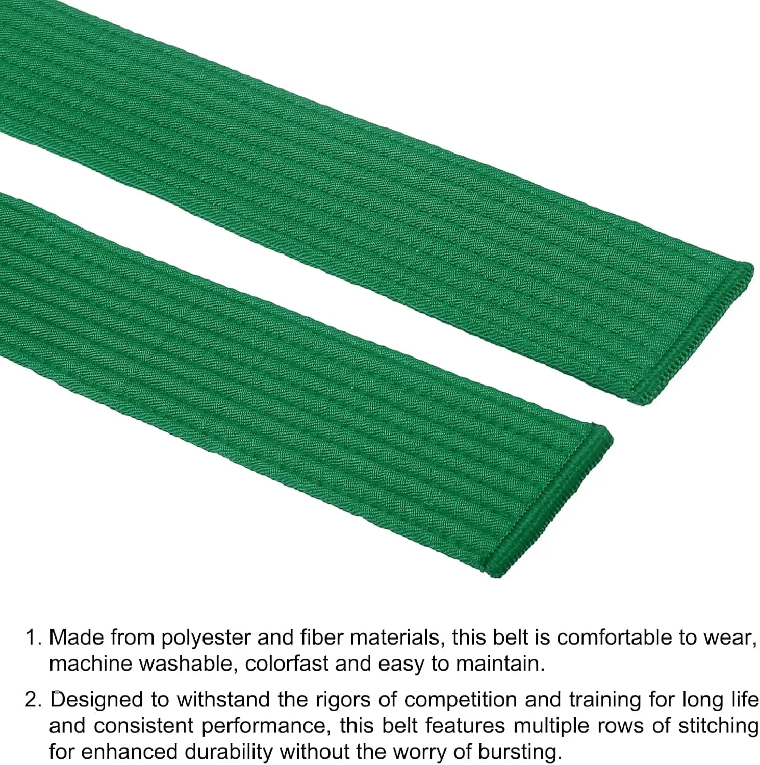 PATIKIL Taekwondo Colored Ranking Belts, Polyester Martial Arts Judo Karate Belt for Coach Teaching Practice