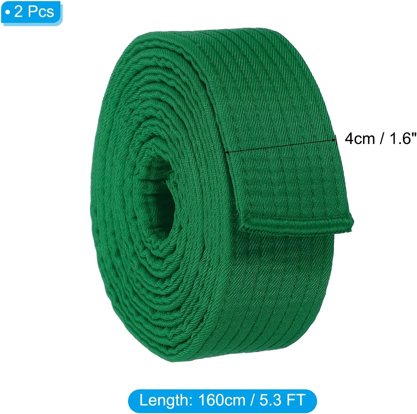 PATIKIL Taekwondo Colored Ranking Belts, Polyester Martial Arts Judo Karate Belt for Coach Teaching Practice