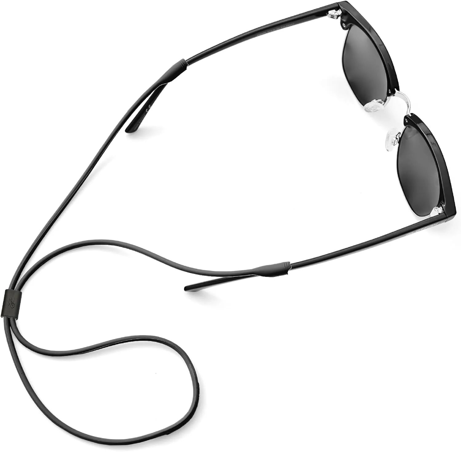 Pilotfish Premium Silicone Sunglasses Strap, Adjustable Glasses Retainer with Unique Passthrough Design  Universal Fit