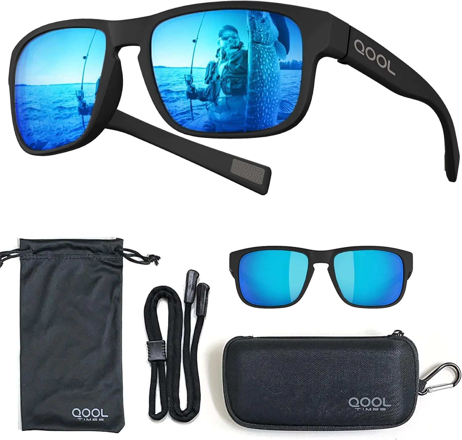 Polarized fishing Sunglasses for Men Women Running Golfing Cycling Hiking Outdoor Padel Tennis