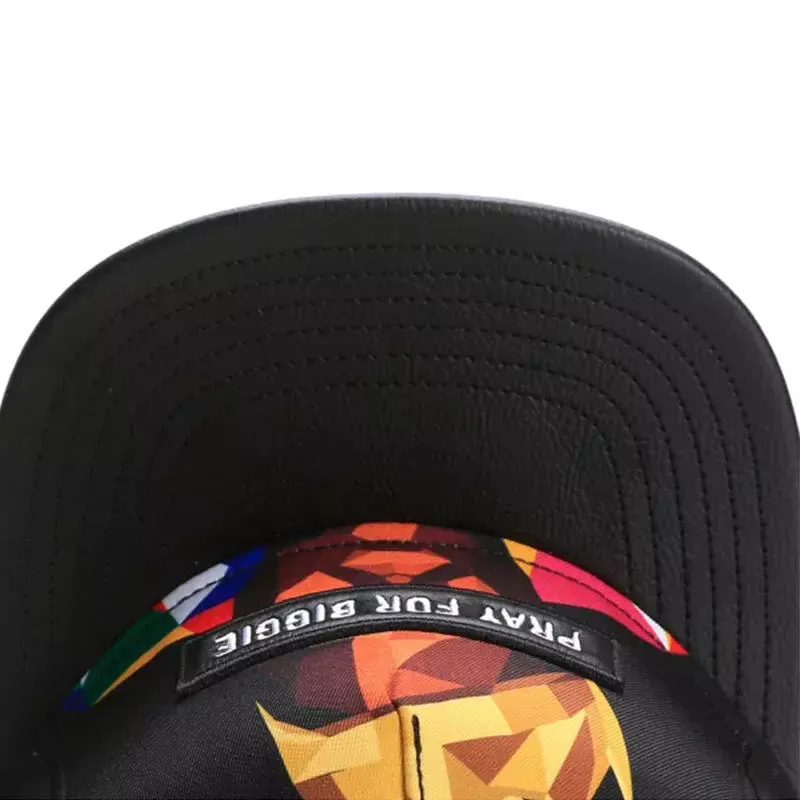 Pray For Biggie Black Snapback Cap
