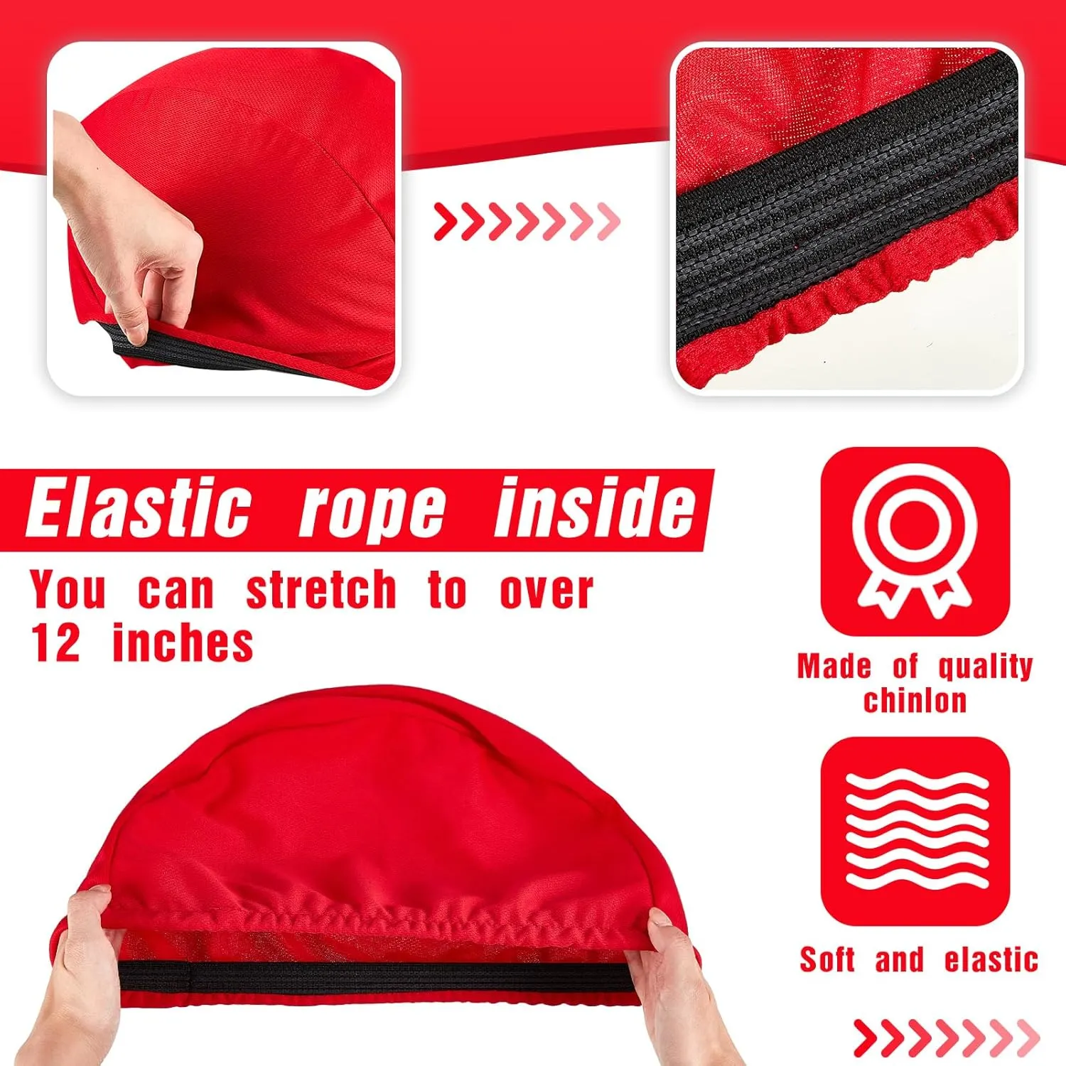 Ramede 12 Pieces Football Helmet Covers for Practice Scrimmage Cap Helmet Cover Bright Colors Scrimmage Cap for Youth Adult Football Hockey Lacrosse Training Accessories 10.4 Inch in Diameter