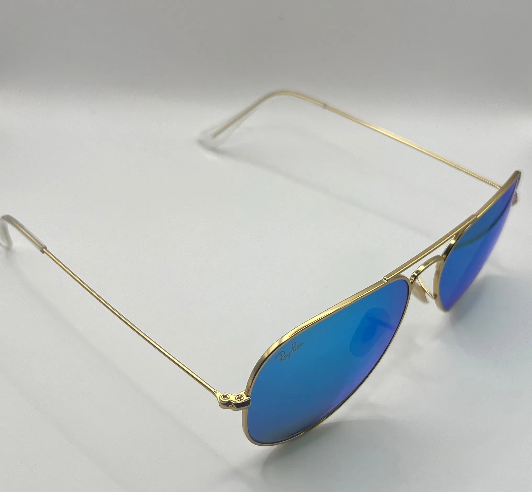 Ray-Ban RB3025 Aviator Large Metal 112/17 Gold/Blue 58mm Sunglasses