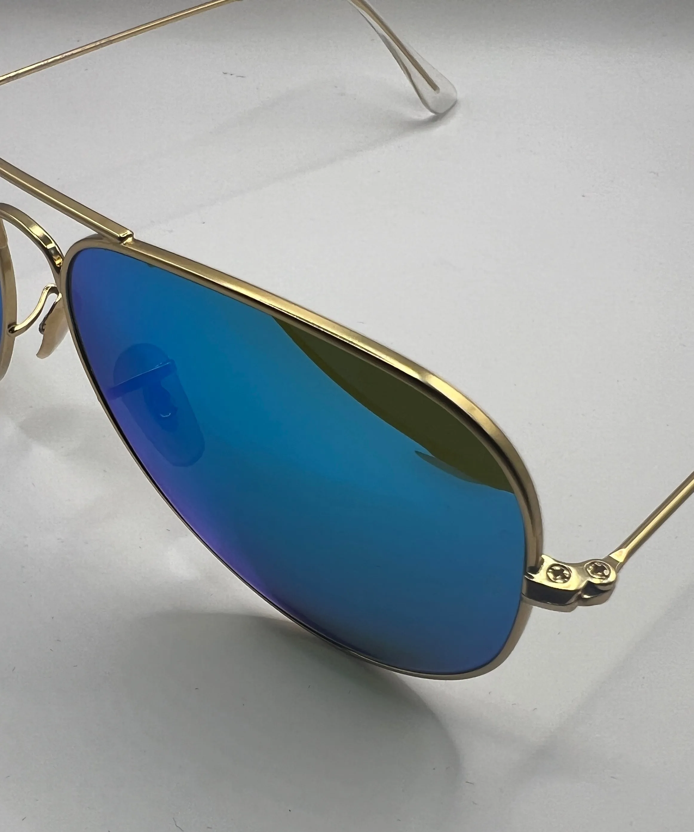 Ray-Ban RB3025 Aviator Large Metal 112/17 Gold/Blue 58mm Sunglasses