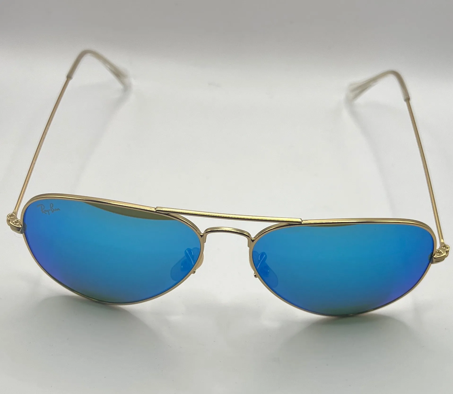Ray-Ban RB3025 Aviator Large Metal 112/17 Gold/Blue 58mm Sunglasses