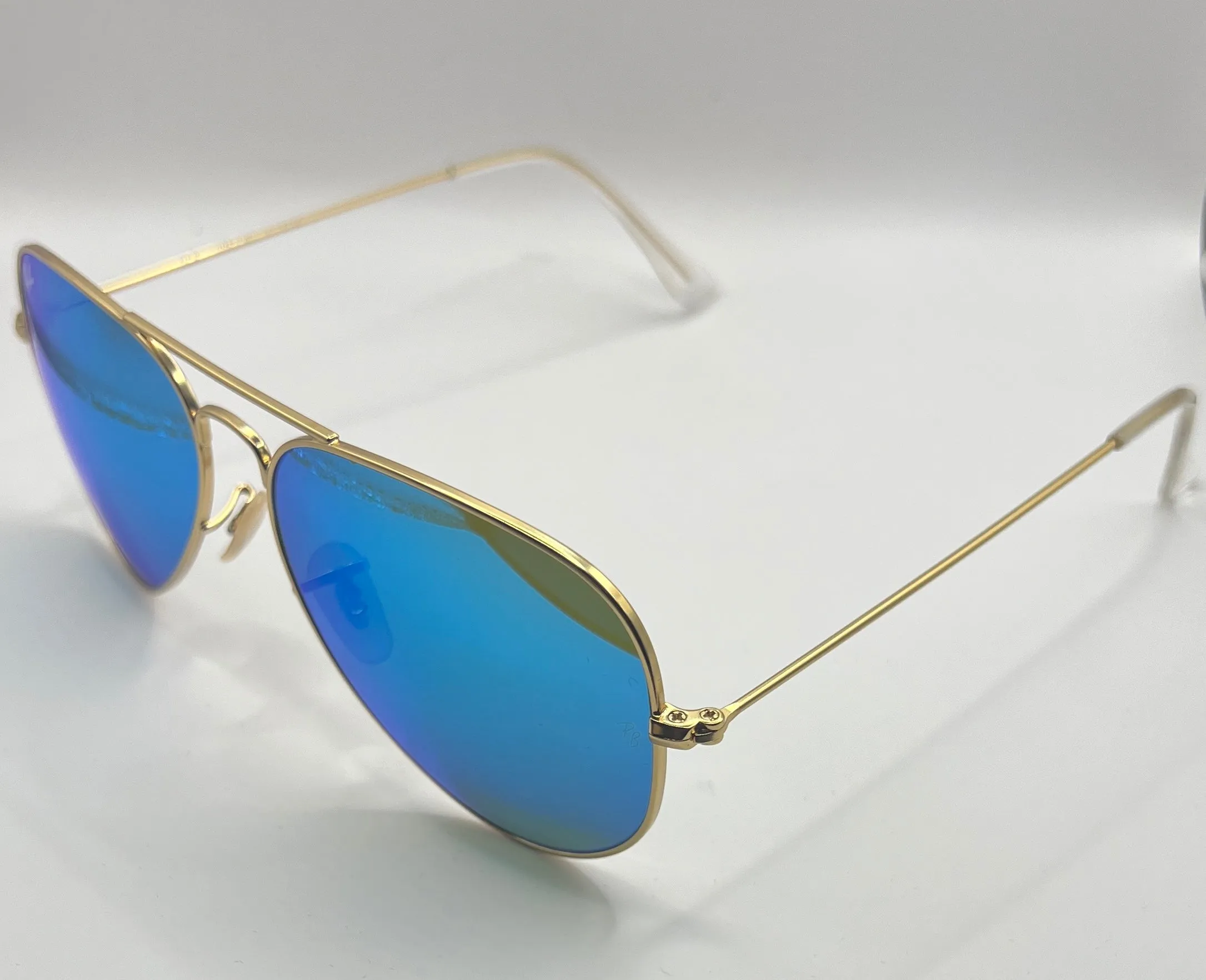 Ray-Ban RB3025 Aviator Large Metal 112/17 Gold/Blue 58mm Sunglasses