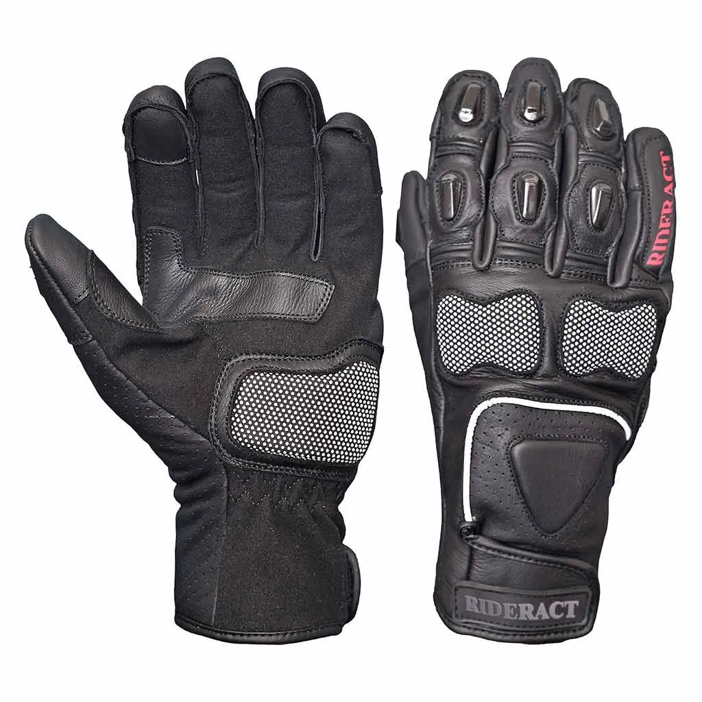 RIDERACT® Summer Motorcycle Gloves Rock’It Riding Gloves